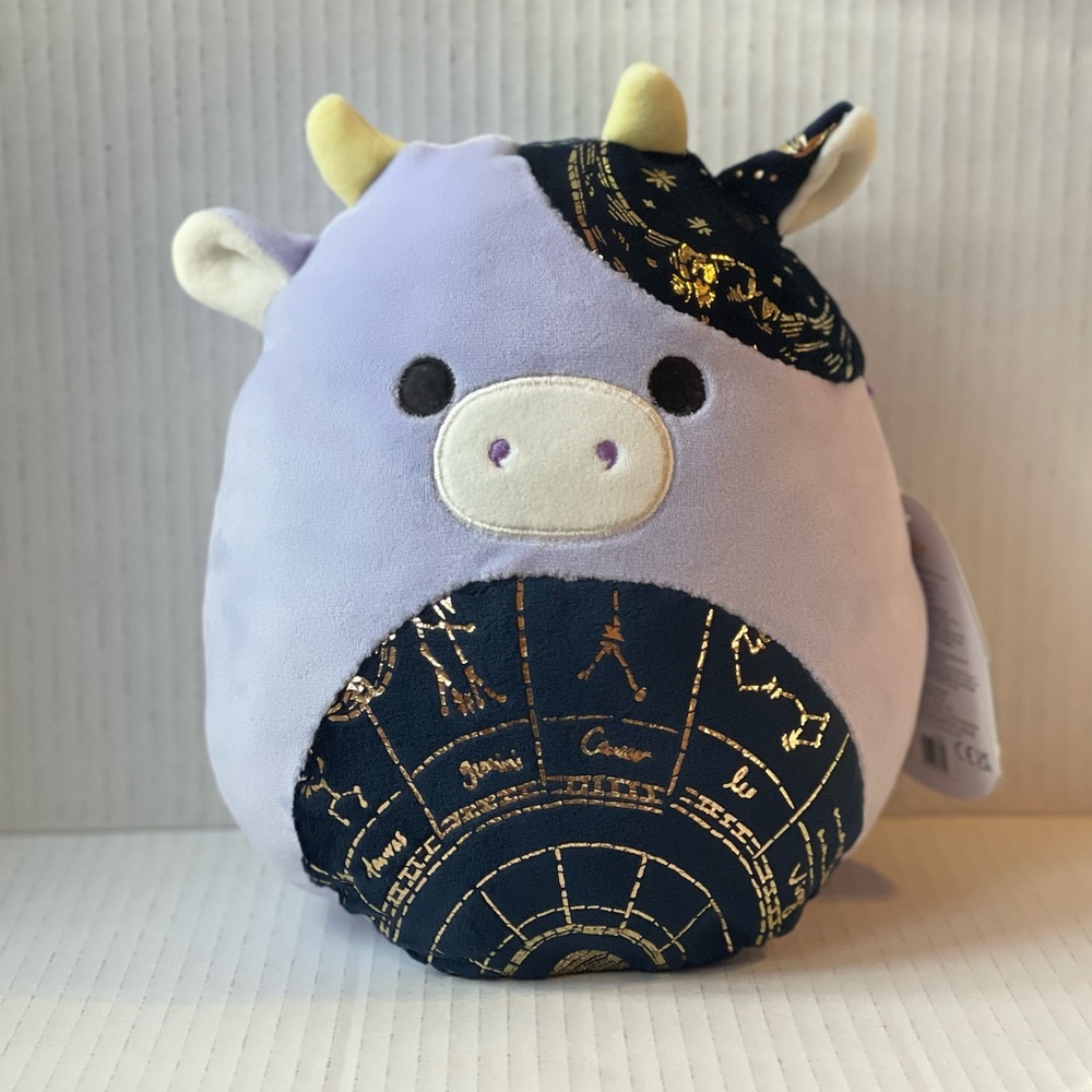 Custom Bubba the Constellation Squishmallow Purple and Gold Zodiac Plush Toy